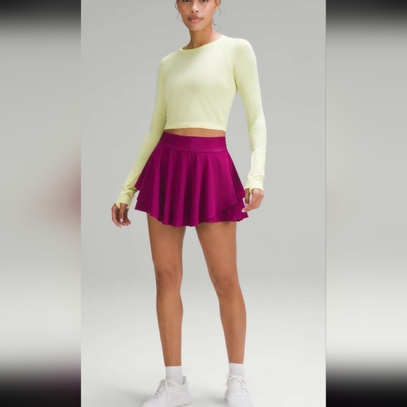 lululemon athletica Dresses & Skirts - Lululemon Athletica Magenta Skater Skirt